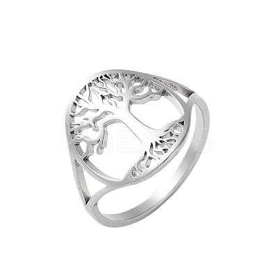 Non-Tarnish 304 Stainless Steel Rings RJEW-P080-03P-1