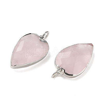 Natural Rose Quartz Pendants G-G012-13P-11-1