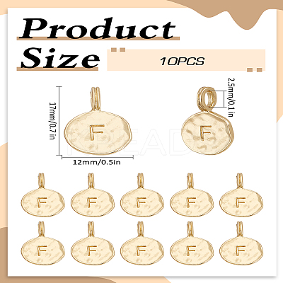 10Pcs Alloy Pendants FIND-LP0003-36F-1
