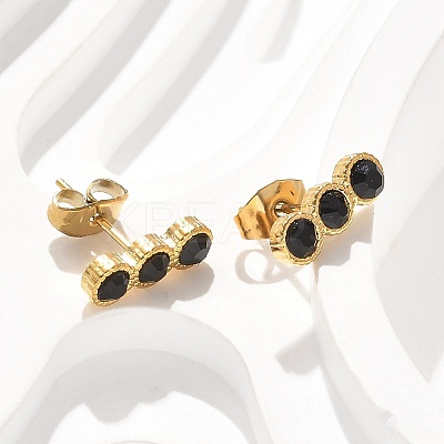304 Stainless Steel Stud Earrings EJEW-F361-01G-1