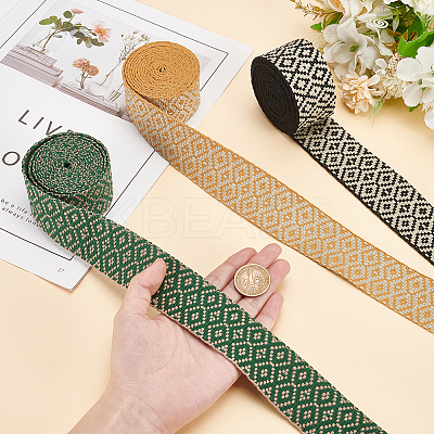 6 Yards 3 Colors Polyester Ribbon OCOR-WR0001-29-1