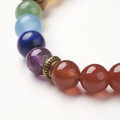 Yoga Chakra Jewelry BJEW-G554-02J-1
