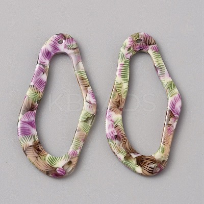 Opaque Acrylic Pendants X1-MACR-TAC0002-06B-1