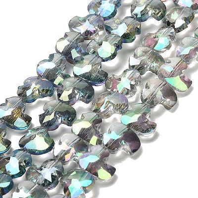 Electroplate Glass Beads Strands EGLA-P066-03A-FR04-1