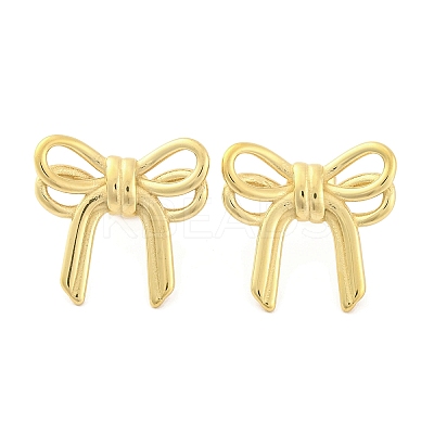 Ion Plating(IP) 304 Stainless Steel Stud Earrings for Women EJEW-N054-21G-1