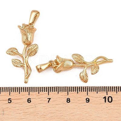 304 Stainless Steel Pendants STAS-P438-39F-G-1