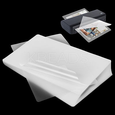 100Pcs Plastic Laminating Pouch Film Photo Protecting Sheets AJEW-WH0606-55F-1