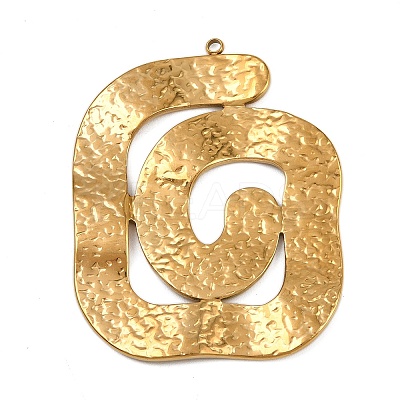 304 Stainless Steel Big Pendants LS-STAS-G363-02G-1