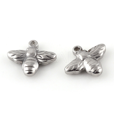 Tarnish Resistant 201 Stainless Steel Charms X-STAS-Q195-03-1