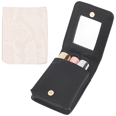 2Pcs 2 Colors Crocodile Print PU Imitation Leather Clutch Bag AJEW-WR0001-98-1