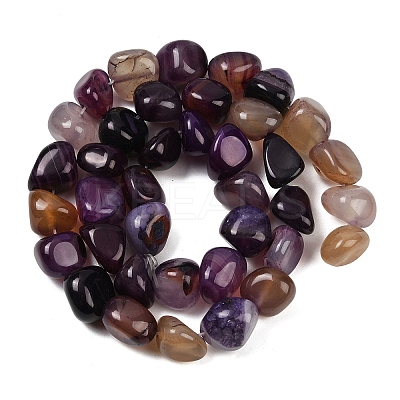 Natural Agate Beads Strands G-L630-F01-01C-1