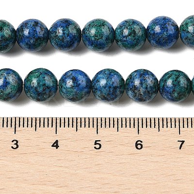 Natural Sesame Jasper/Kiwi Jasper Beads Strands X-G-L614-A01-01-1