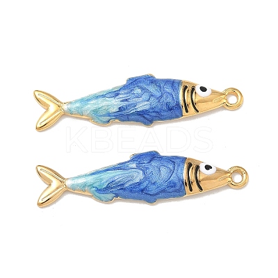 304 Stainless Steel Enamel Pendants STAS-K295-58A-G-1
