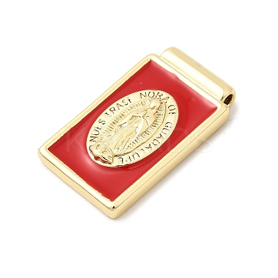 Brass Enamel Pendants KK-L262-28G-A01-1
