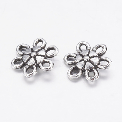 Tibetan Style Alloy Flower Pendants LS-LF1006Y-1