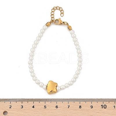 Plastic Imitation Pearl Beads Bracelets for Women BJEW-M056-12G-1
