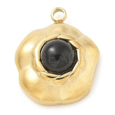 Natural Obsidian Pendants LS-STAS-K291-03A-02-1