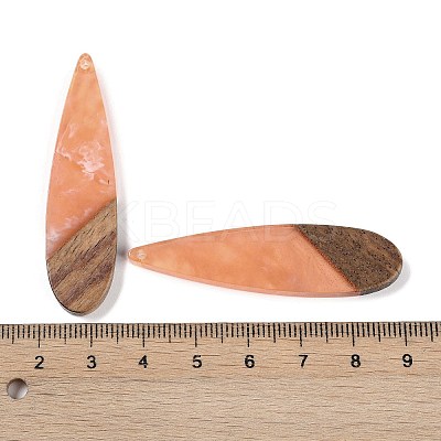 Resin & Wood Big Pendants WOOD-F015-08B-1