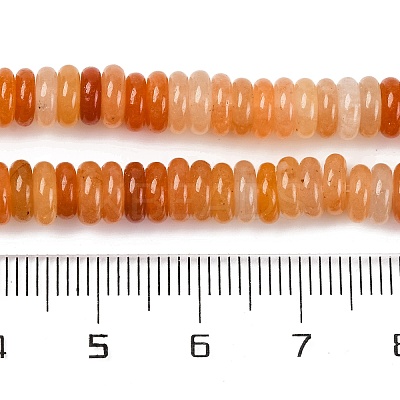 Natural Red Aventurine Beads Strands G-G084-A11-01-1