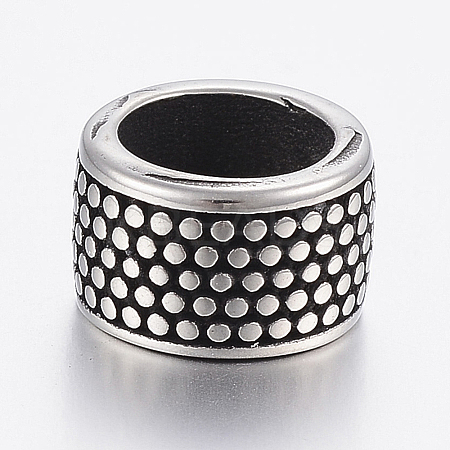304 Stainless Steel Beads STAS-H440-16AS-1