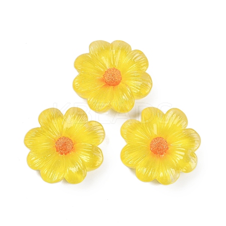 Flower Series Resin Cabochons LS-CRES-Q008-01F-1