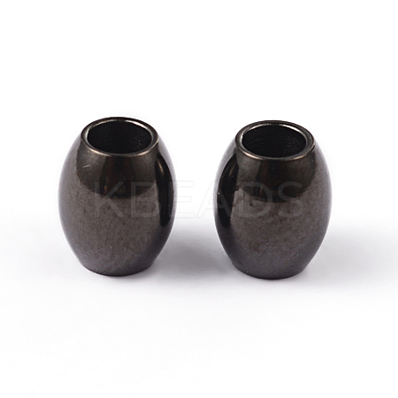 Barrel Ion Plating(IP) 304 Stainless Steel Spacer Beads X-STAS-L176-03B-1