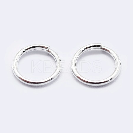 925 Sterling Silver Open Jump Rings X-STER-F036-02S-1x8mm-1
