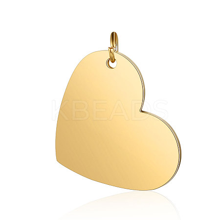 Ion Plating(IP) 304 Stainless Steel Stamping Blank Tag Pendants STAS-I311-26G-1