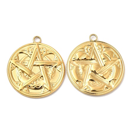 304 Stainless Steel Pendants STAS-Z041-41G-1