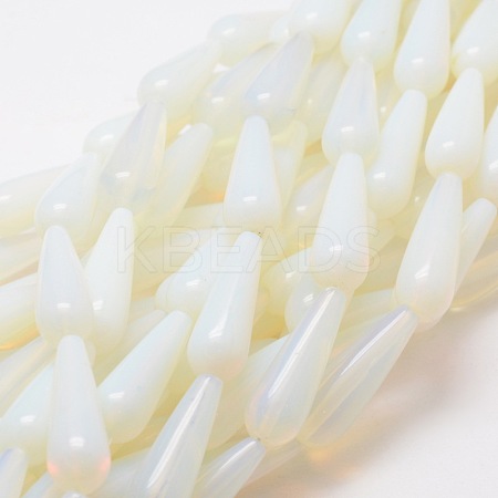 Opalite Teardrop Beads Strands G-E329-27-1