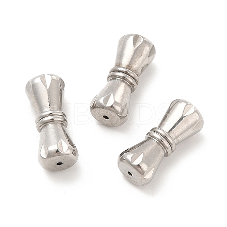 Non-Tarnish 304 Stainless Steel Screw Clasps STAS-D246-02P-1