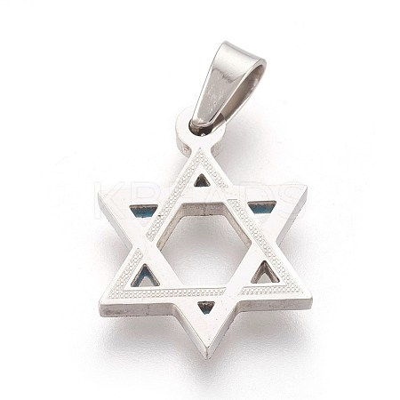 Tarnish Resistant 304 Stainless Steel Pendants LS-STAS-F185-10P-1