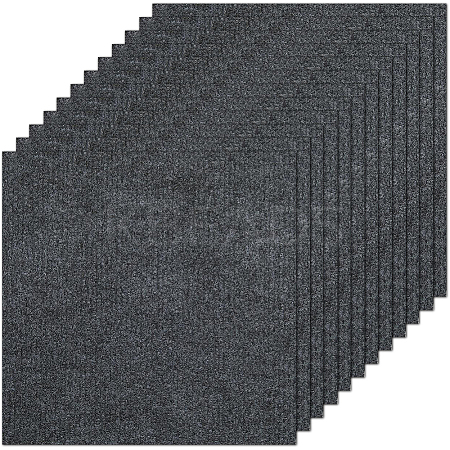 12Pcs Square Self-adhesion Polyester Carpet Tape DIY-CN0003-45C-1