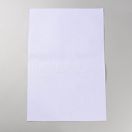 Linen Cross-Stitch Fabric DIY-WH0349-328-1