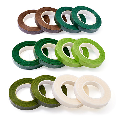 12 Rolls 6 Colors Masking Tape AJEW-TA0002-05-1