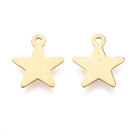 Ion Plating(IP) 304 Stainless Steel Pendants STAS-T064-78G-1