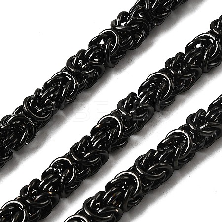 304 Stainless Steel Byzantine Chains CHS-P007-07B-01-1
