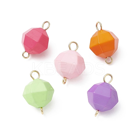 Opaque Acrylic Connector Charms PALLOY-JF02097-1