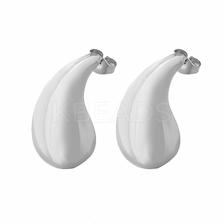 304 Stainless Steel Stud Earrings for Women IL8099-7-1