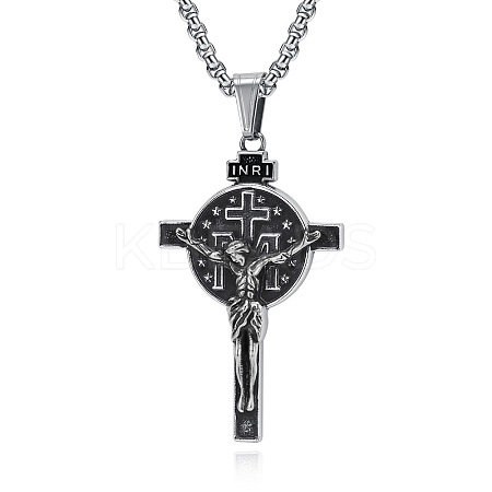304 Stainless Steel Big Pendants STAS-Z169-02AS-1