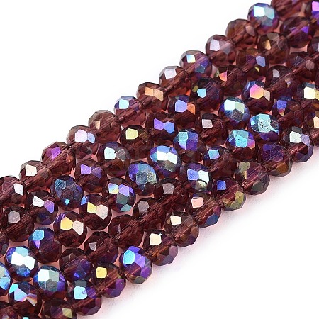Electroplate Glass Beads Strands LS-EGLA-A044-T3mm-L13-1