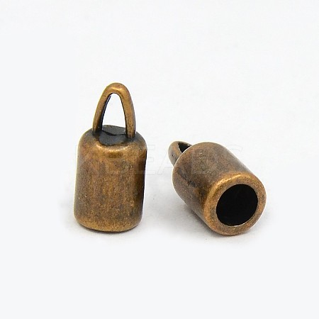 Tibetan Style Alloy Cord Ends LS-TIBEP-LF9369YKG-R-FF-1