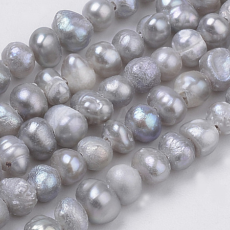 Natural Cultured Freshwater Pearl Beads Strands PEAR-S012-47-1