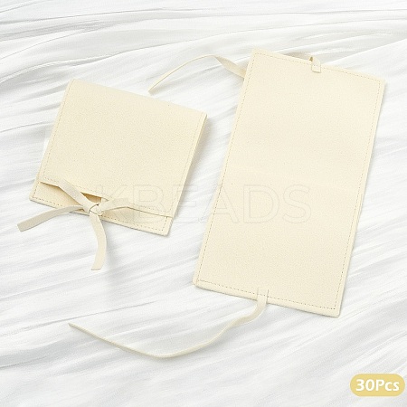 Square Fiber Cloth Jewelry Pouches ABAG-YWC0001-01F-1