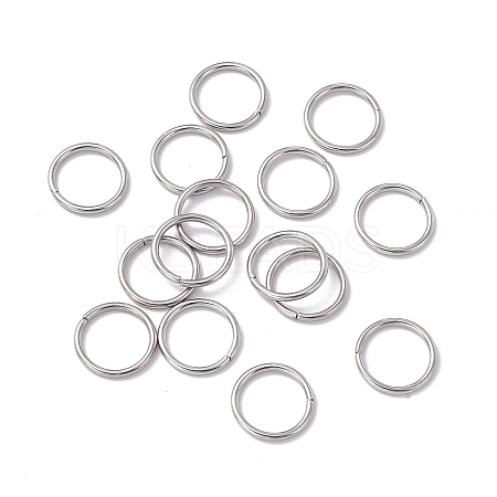 Non-Tarnish 304 Stainless Steel Open Jump Rings STAS-C040-01D-P-1