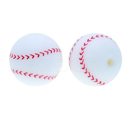 Sports Food Grade Eco-Friendly Silicone Focal Beads LS-SI-JX0059A-01-1