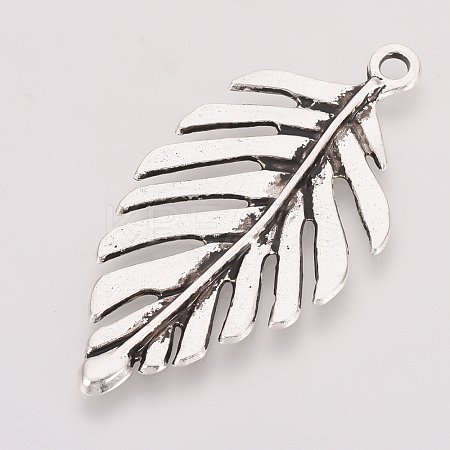 Tibetan Style Alloy Pendants TIBE-T011-53AS-FF-1