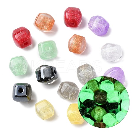 Luminous Transparent Resin Beads RESI-B039-14-1