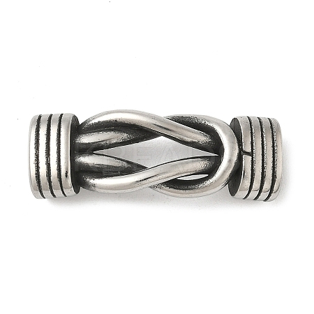 304 Stainless Steel Knot Connector Charms STAS-Z147-11AS-05-1