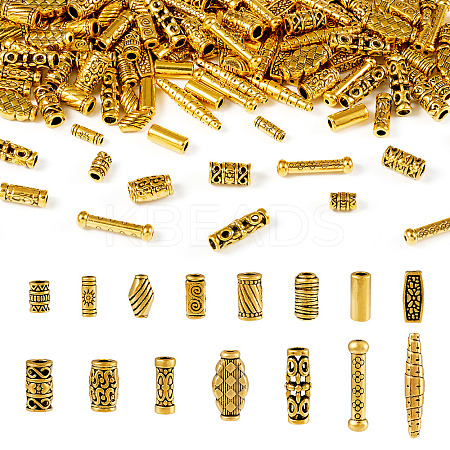 Tibetan Style Alloy Beads TIBEB-TA0001-19AG-1